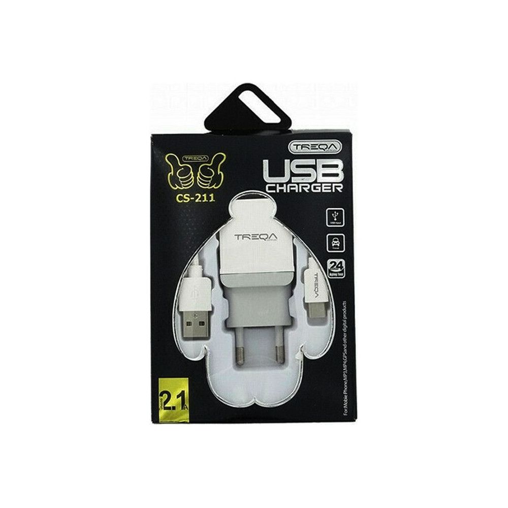 CHARGEUR TREQA POUR SMARTPHONE (SAMSUNG/IPHONE)