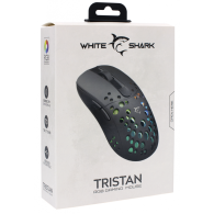 SOURIS WHITE SHARK TRISTAN NOIR /RGB 12000DPI ( GM-9004 )