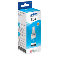 BOUTEILLE D'ENCRE ORIGINAL EPSON T6642 - CYAN (C13T66424A)