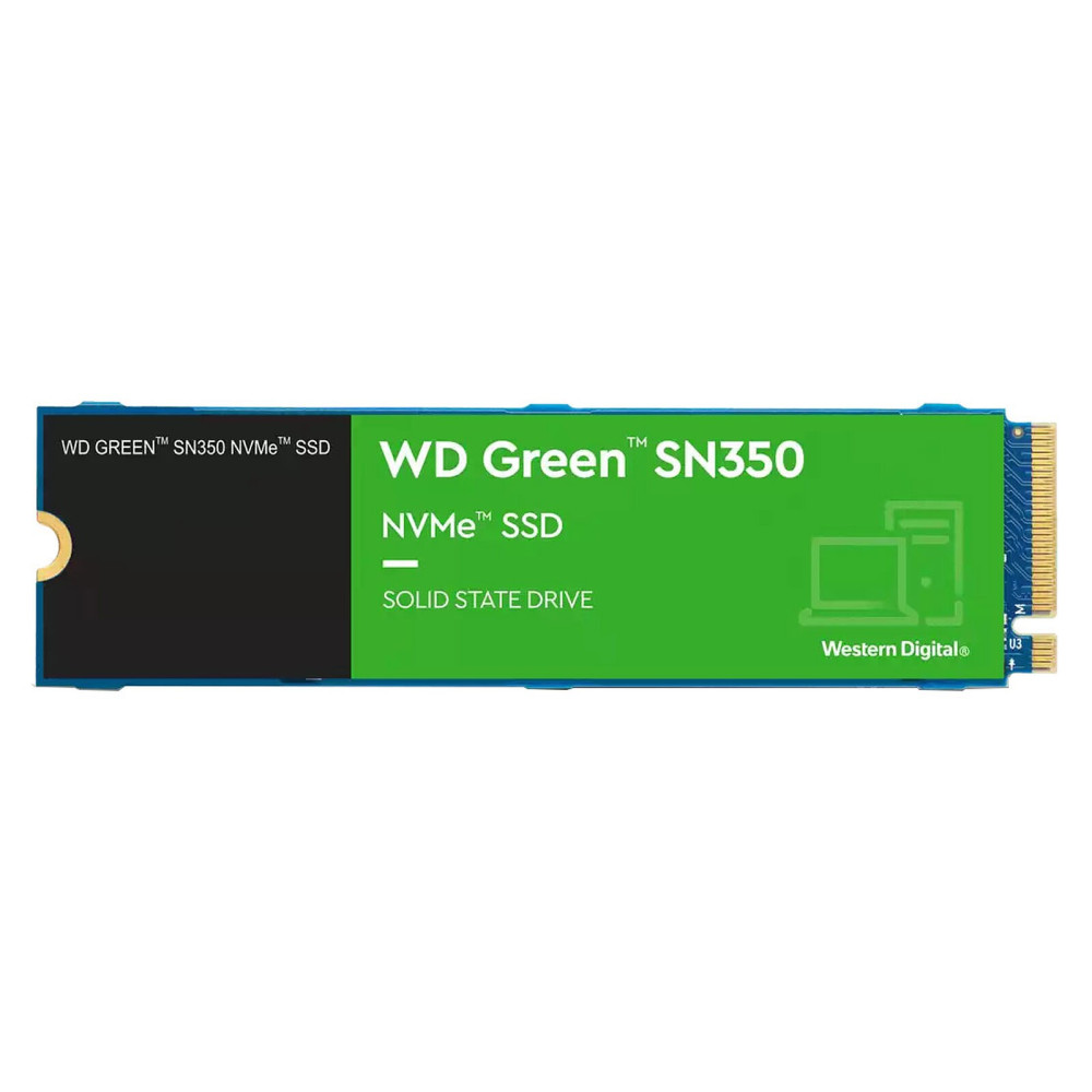 DISQUE DUR SSD INTERNE WESTERN DIGITAL GREEN SN350 500GO M.2 NVME