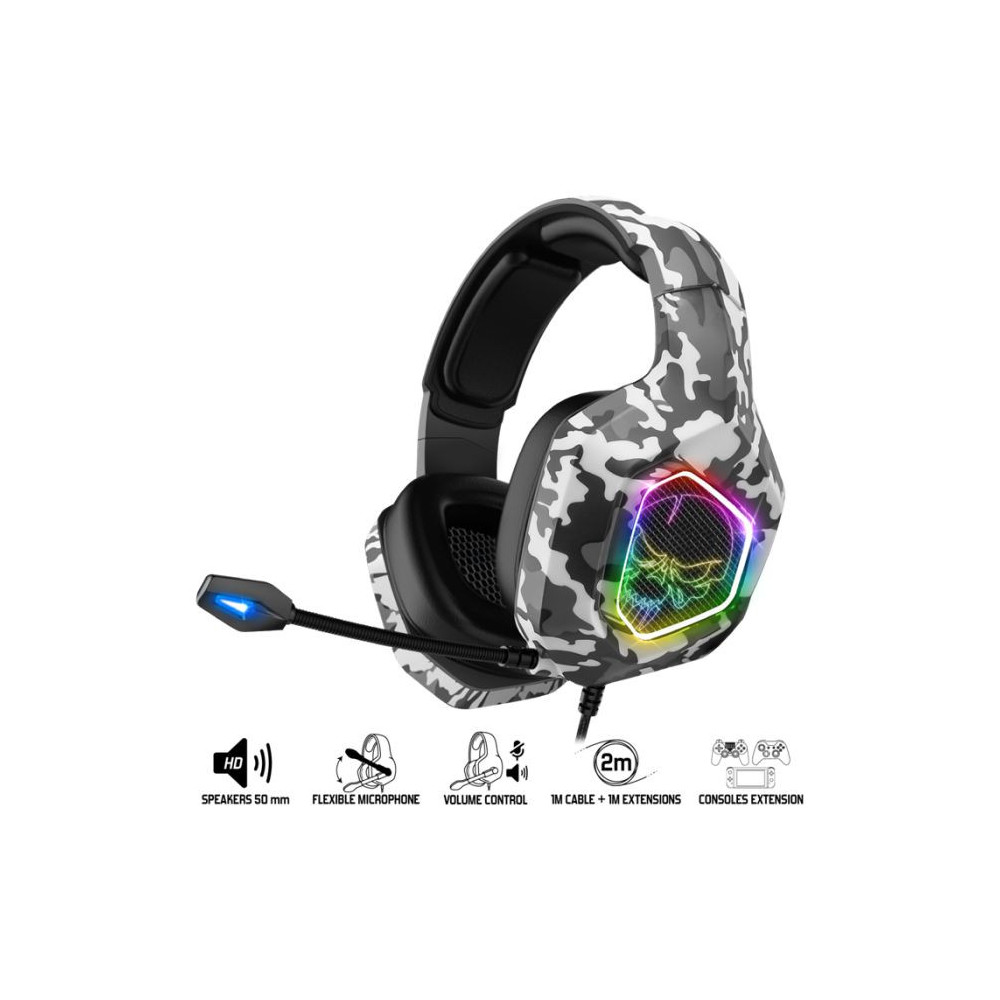 MICRO CASQUE GAMER FILAIRE SPIRIT OF GAMER ELITE H50 ARTIC EDITION -