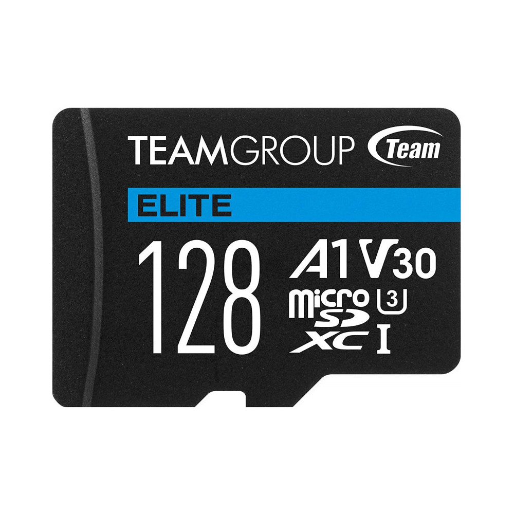 CARTE MEMOIRE TEAMGROUP ELITE MICRO SDXC UHS-I A1 V30 128 GO