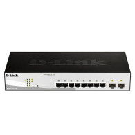 Switch D-Link 8 GIGA PoE + 2 SFP ports Smart 130W