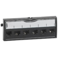 Bloc de 6 Connecteurs RJ45 Catégorie 6 FTP LCS² pour Panneau de Brassage