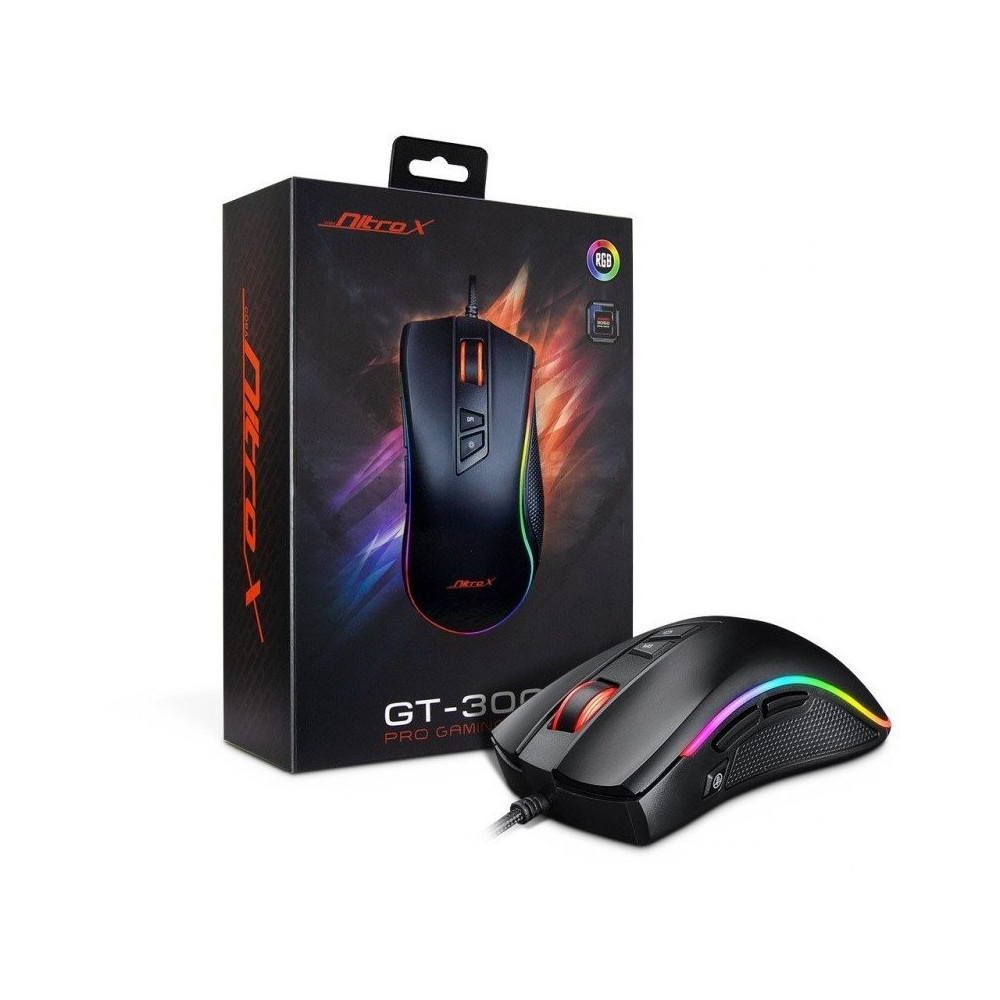 SOURIS GAMER NITROX GT-300+ (NOIR)